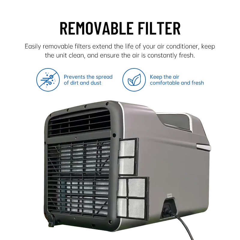 R290 Small Air Conditioner Por - Outdoor Camping Air Conditioner recensione e prezzo