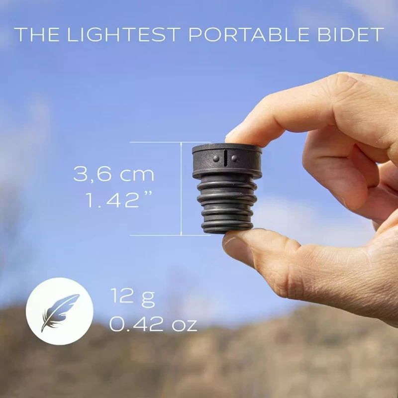 1Pcs Durable Toilet Bidet Port - Outdoor Camping Hat recensione e prezzo
