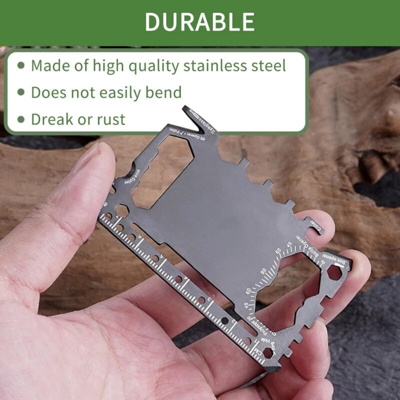 Multi Tool 46 in 1 Credit Card - Outdoor Camping Essential Gear recensione e prezzo