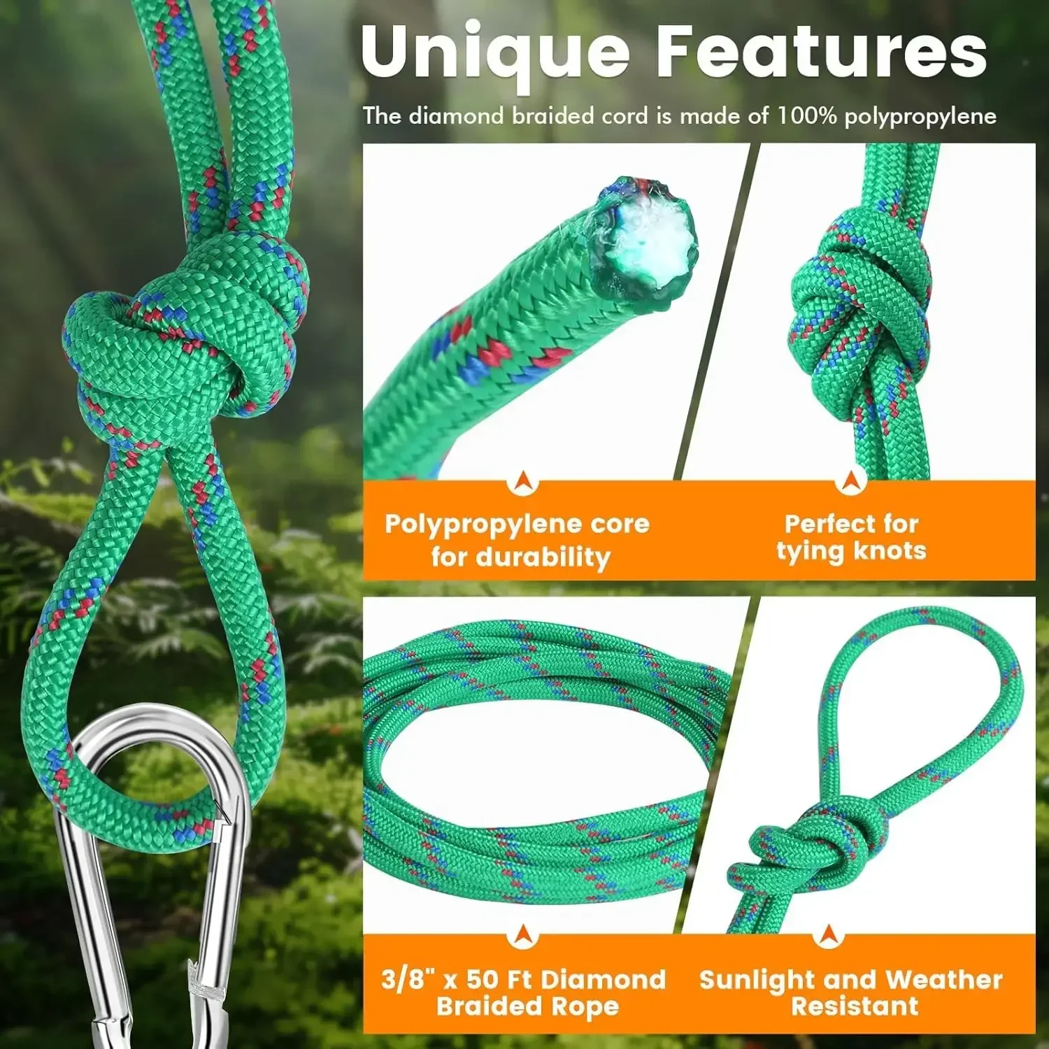 Diamond Braided Polypropylene  - Camping Rope recensione e prezzo