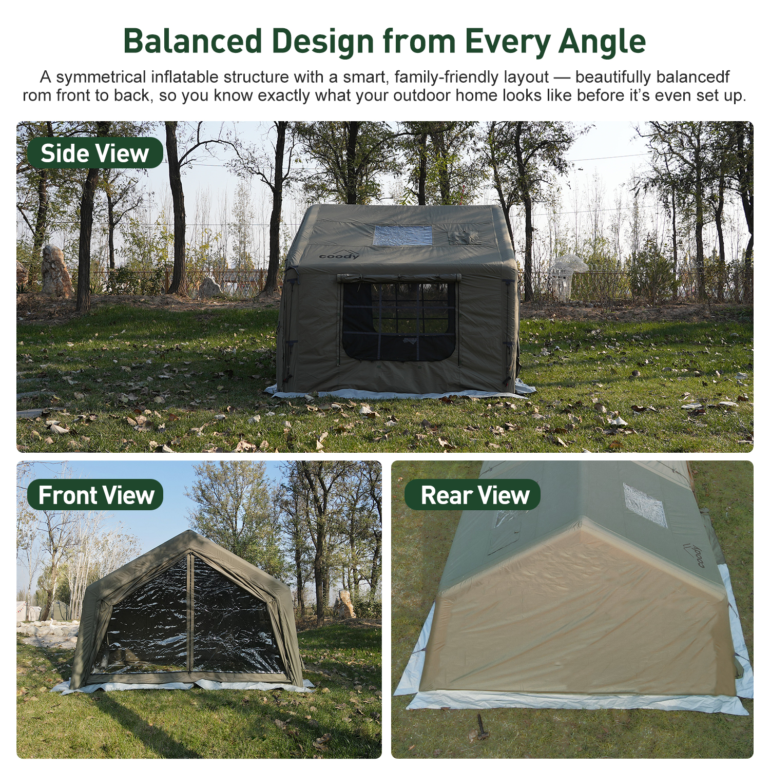 9.0 Air Tent-Army Green High Q - Camping Zelt Outdoor recensione e prezzo