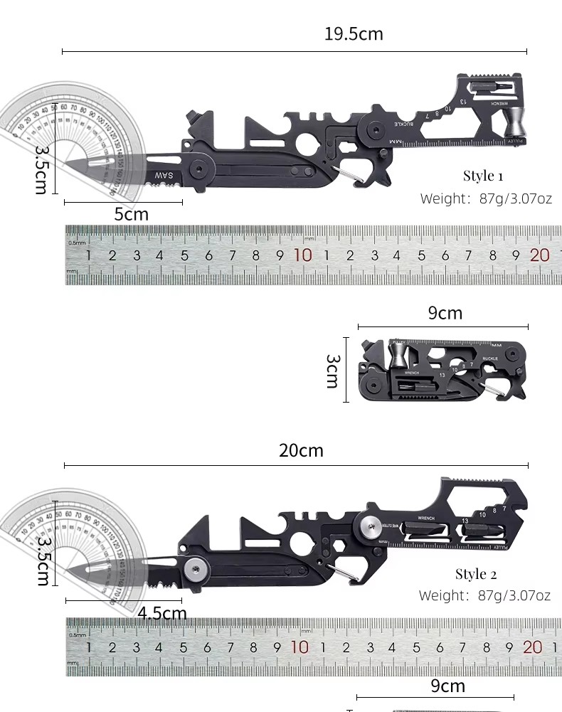 Multifunctional Outdoor Tool C - Outdoor Camping Essential Gear recensione e prezzo