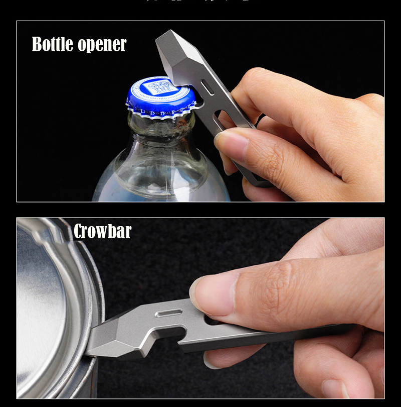 8CM  CNC TC4 Titanium Alloy Cr - Outdoor Camping Essential Gear recensione e prezzo