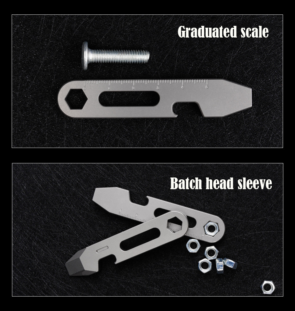 8CM  CNC TC4 Titanium Alloy Cr - Outdoor Camping Essential Gear recensione e prezzo
