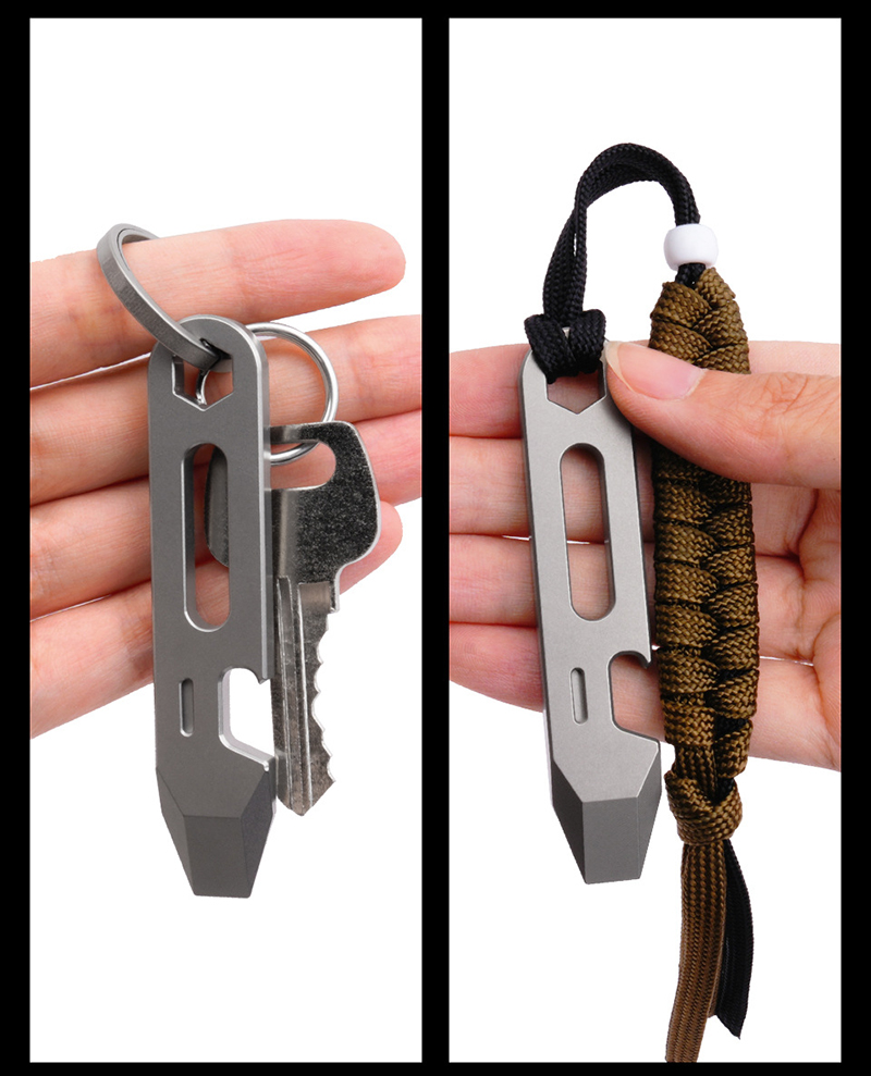 8CM  CNC TC4 Titanium Alloy Cr - Outdoor Camping Essential Gear recensione e prezzo