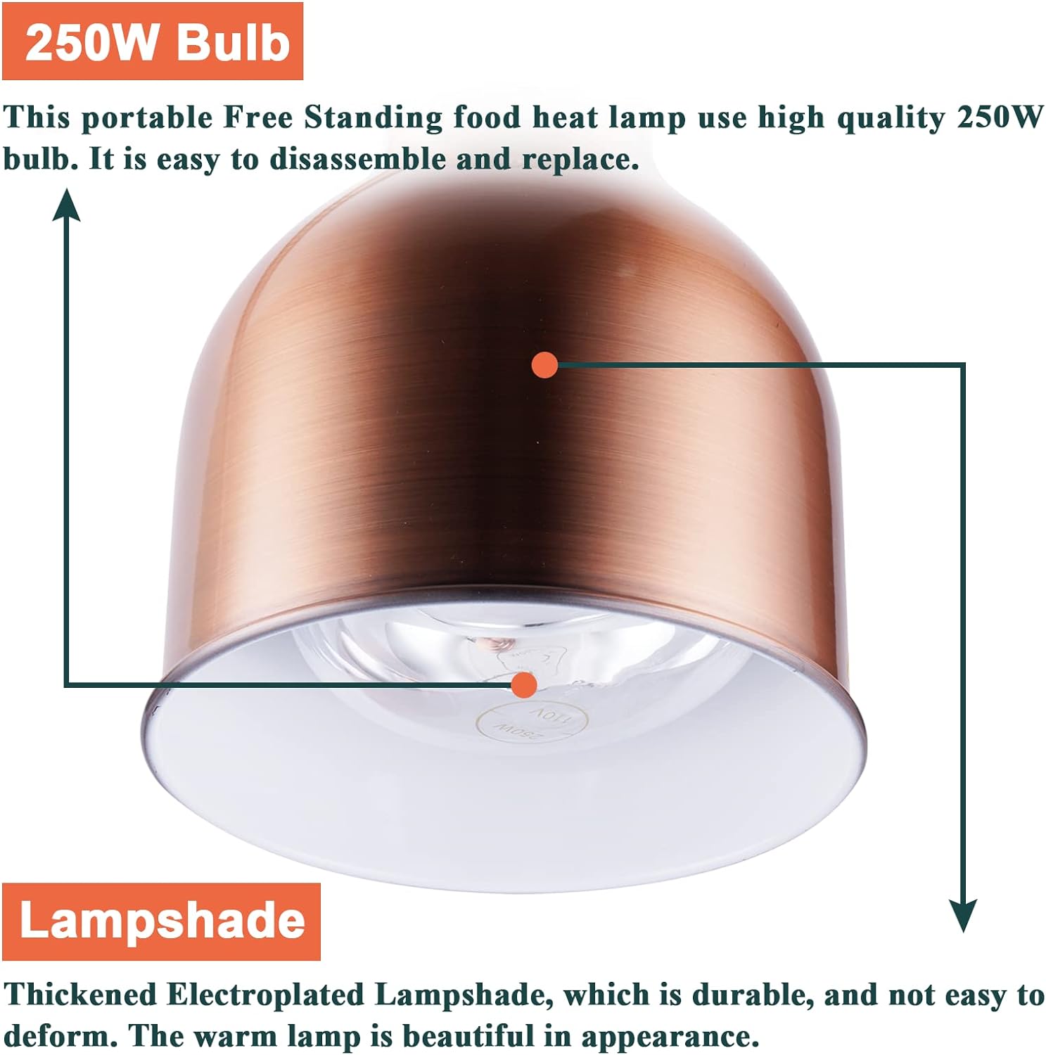 Silver Single Head Food Warmer - Headlamp recensione e prezzo