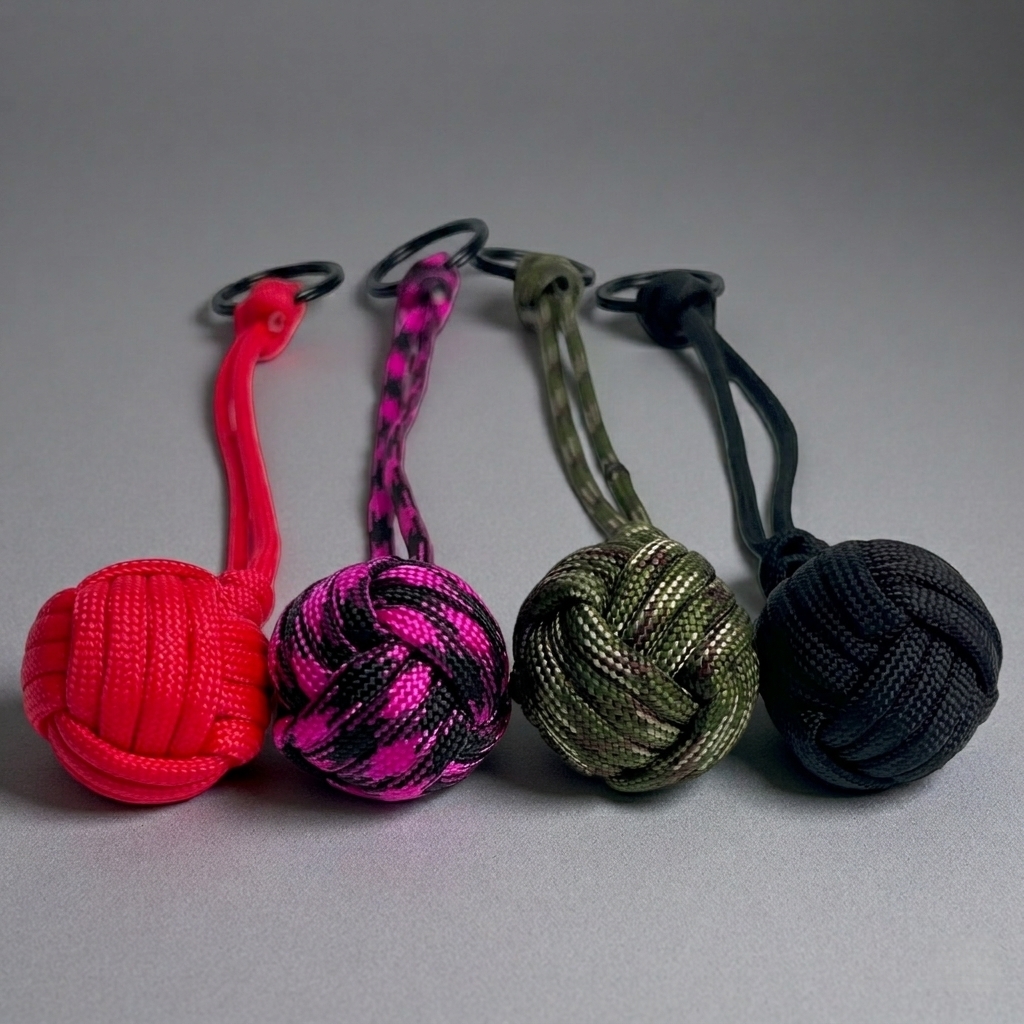 Handmade Paracord Keychain - T - Outdoor Camping Essential Gear recensione e prezzo