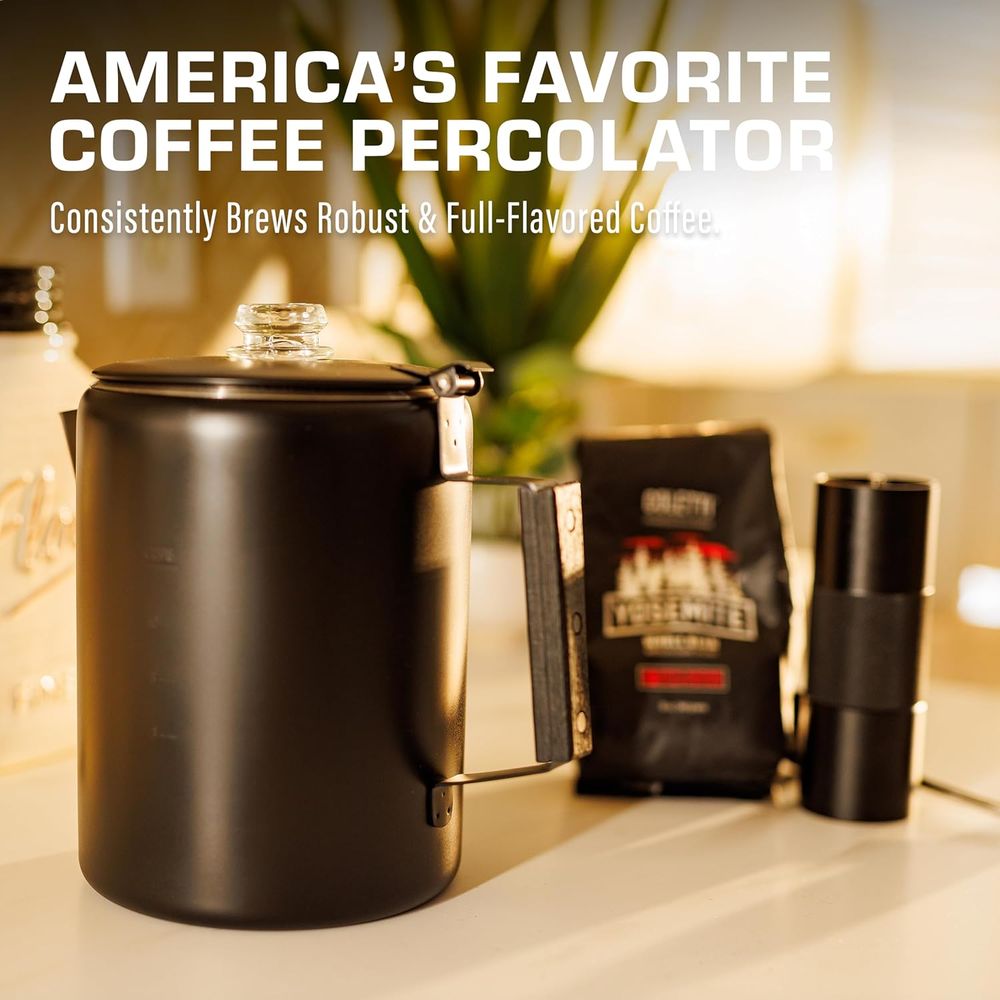 12-Cup Stainless Steel Percola - Camp Percolator Coffee recensione e prezzo