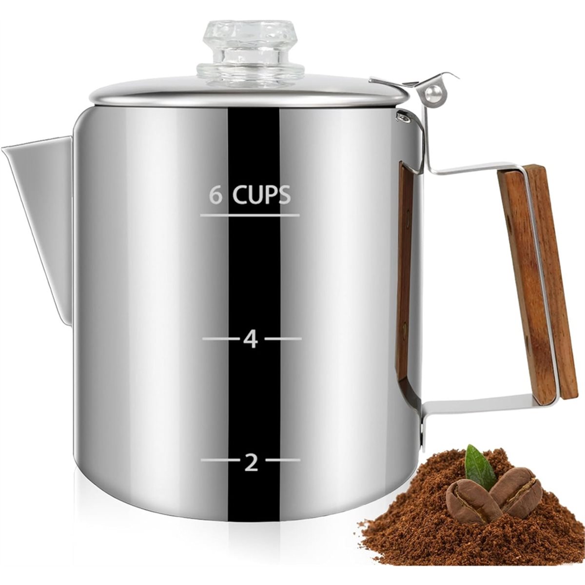 6 Cup Percolator 304 Stainless - Camp Percolator Coffee recensione e prezzo
