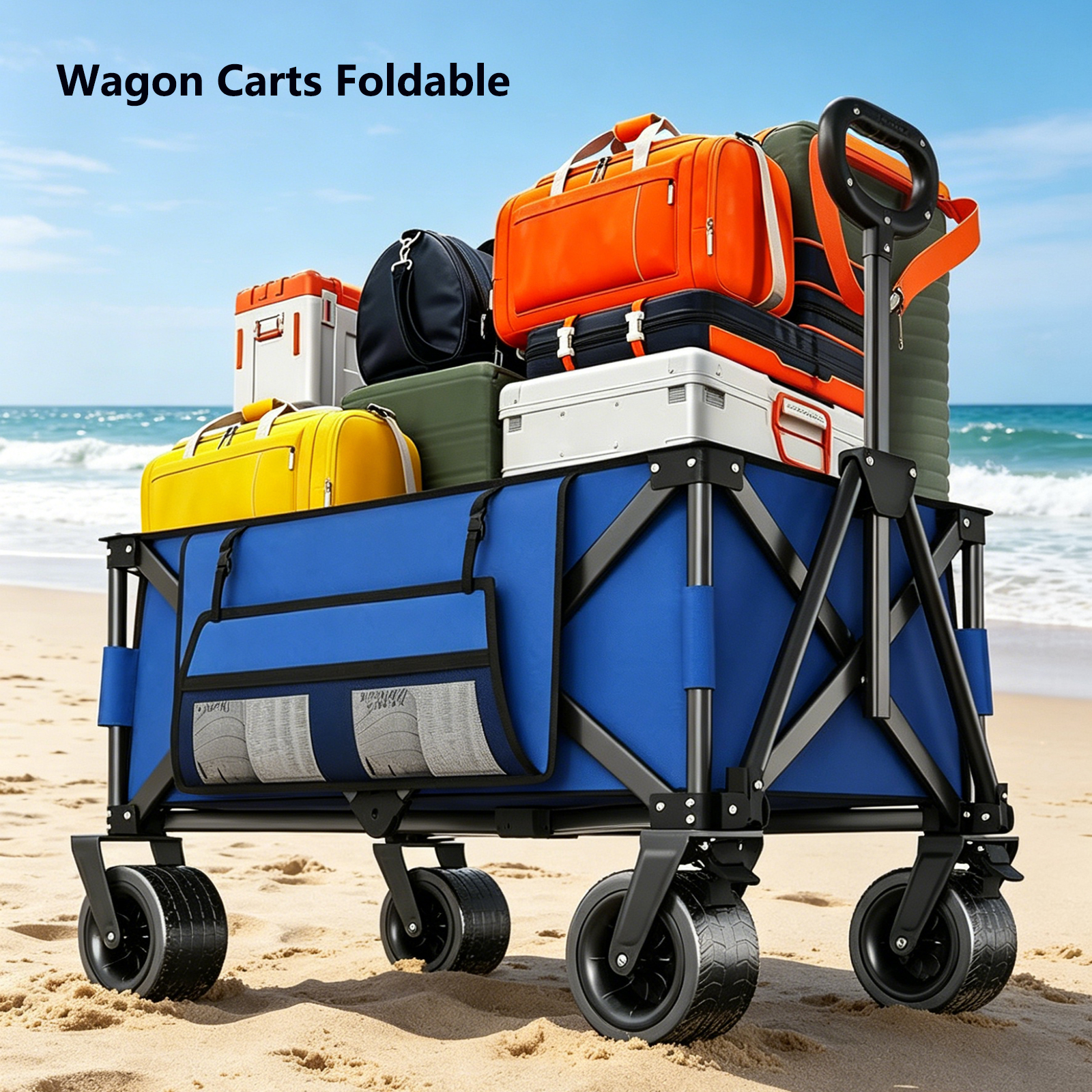 Outdoor Wagon Carts Foldable,  - Camping Rope recensione e prezzo