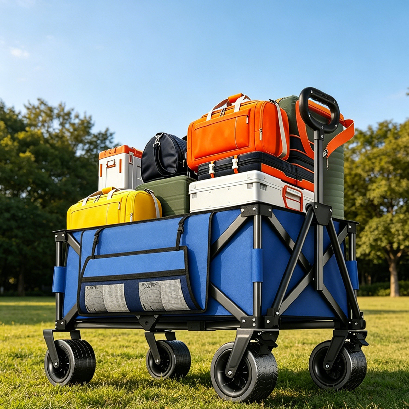 Outdoor Wagon Carts Foldable,  - Camping Rope recensione e prezzo