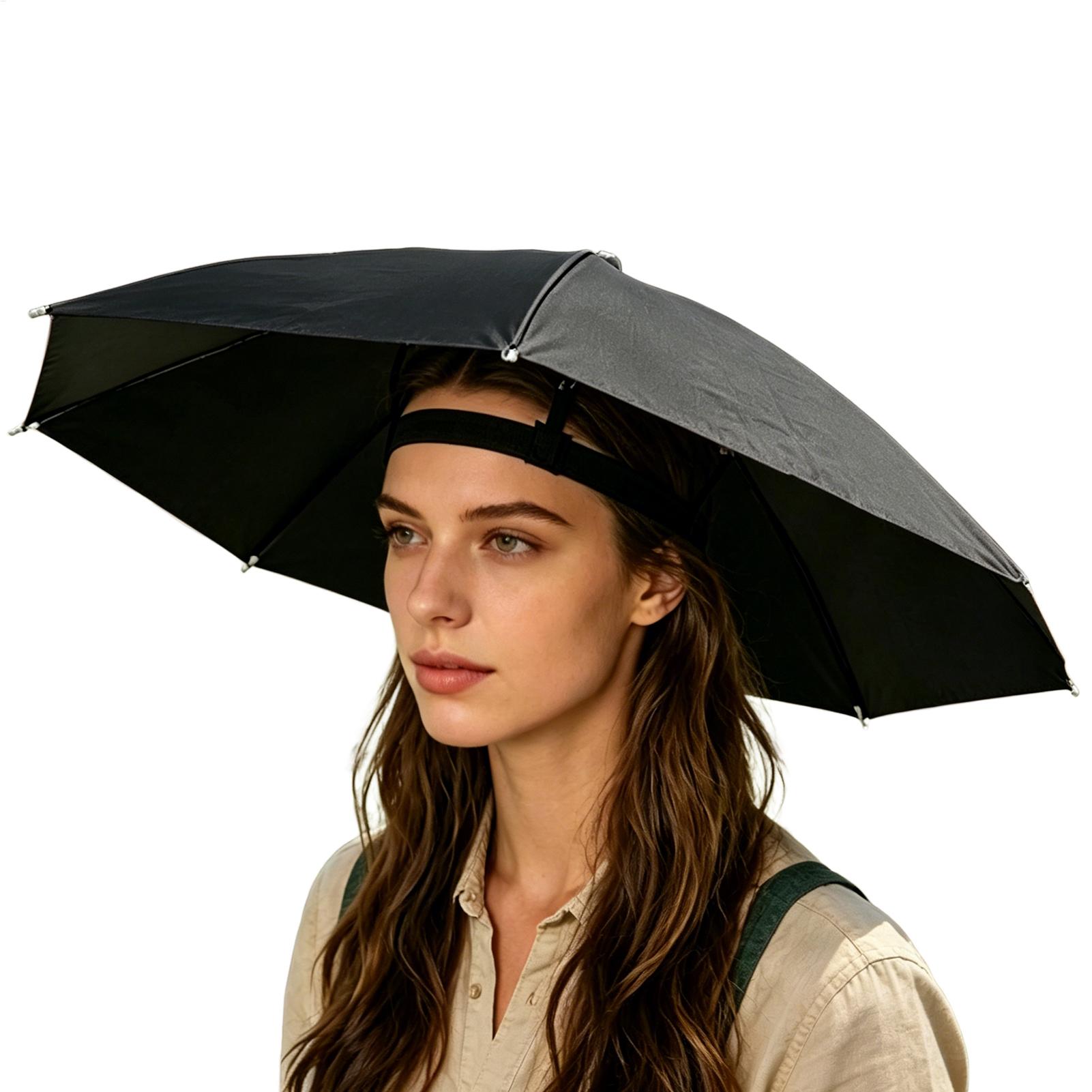 Folding Umbrella Hat Waterproo - Outdoor Camping Hat recensione e prezzo
